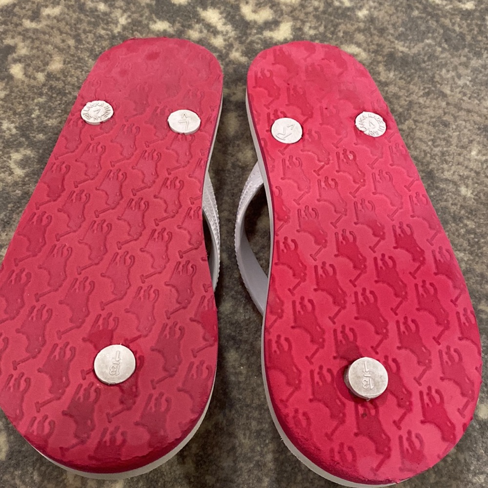 POLO KIDS FLIP FLOPS SIZE 11 LITTLE GIRLS - Picture 3 of 9
